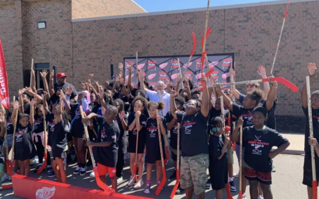 Red Wings, Lalonde Host “Street Hockey in the D”